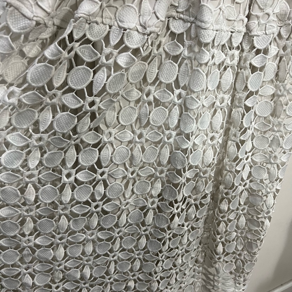 Nicholas White Tiered Lace Dress Size 2 US $695 - Picture 7 of 9